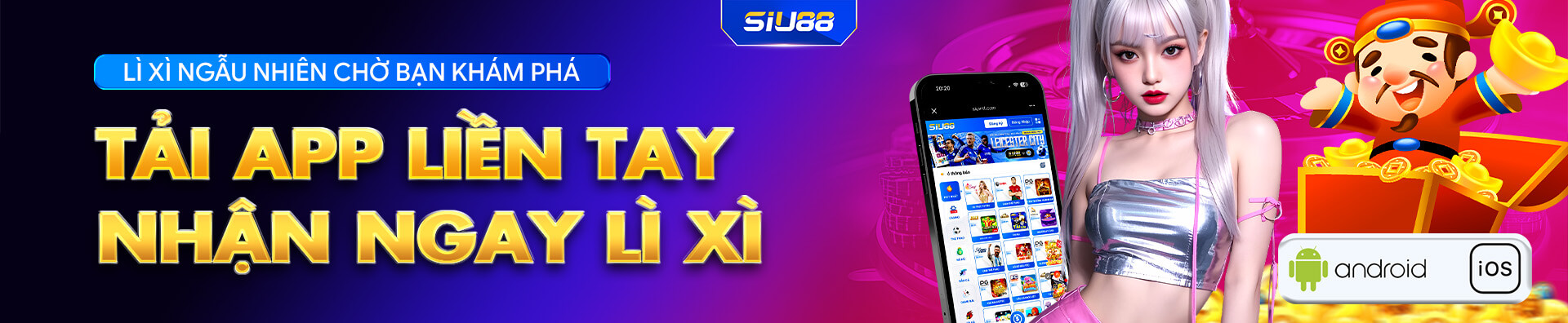 Tải app nhận lì xì